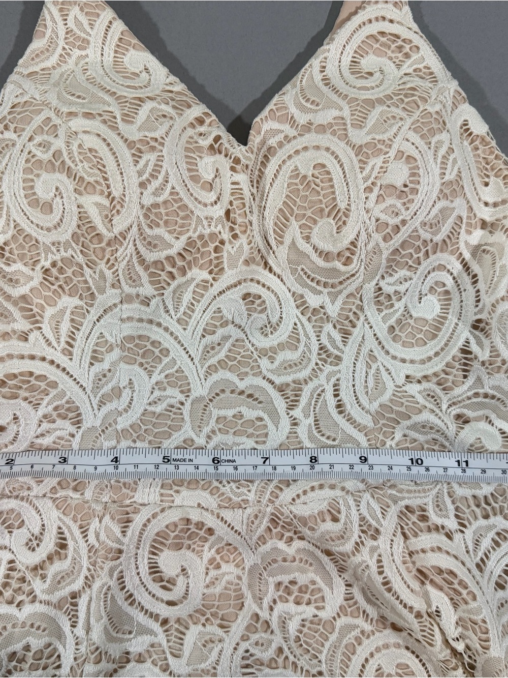NWT Lace A-Line Boho Summer Mini Dress - Picture 3 of 10